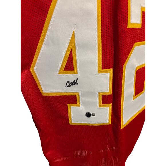 Carson Steele Signed Kansas City Chiefs Jersey - Picture 2 of 3
